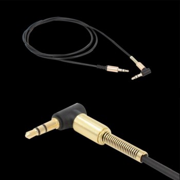 Hot Sale Audio Cable Gold Plating 3.5mm Male to Male Car Aux Auxiliary Cord Jack Stereo Audio Cable for Phone iPod MP3 #1024