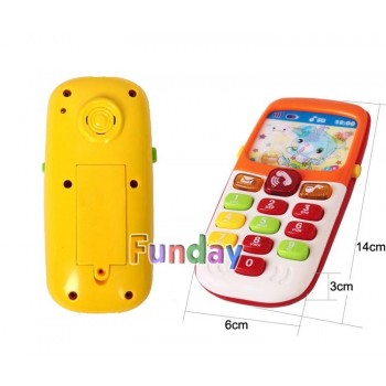 Electronic Toy Phone Kid Mobile Phone Cellphone Telephone Educational Learning Toys Music Baby Infant Phone Best Gift for kid