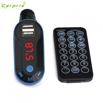 CARPRIE Hot Selling Bluetooth Wireless FM Transmitter MP3 Player Handsfree Car Kit USB TF SD Remote Gift Mar 23