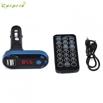 CARPRIE Hot Selling Bluetooth Wireless FM Transmitter MP3 Player Handsfree Car Kit USB TF SD Remote Gift Mar 23