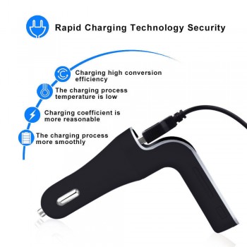 2019 Multifunction Car FM Transmitter Bluetooth Hands-free LCD MP3 Player Radio Adapter Kit Charger Usb To Mp3 Adapter H0201