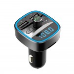 Car Auto Multifunction Kit Handsfree Wireless Bluetooth 5.0 FM Transmitter LCD MP3 Player USB Charger Vintage Radio SD Card H128