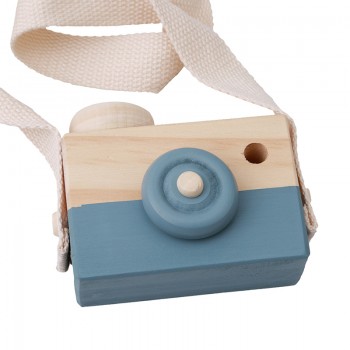 Mini Cute Wood Camera Toys Safe Natural Toy For Baby Children Fashion Clothing Accessory Toys Birthday Christmas Holiday Gifts