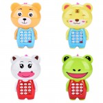 Childrens cute Animal mobile musical Simulation Cell Phone Hanging Bed Bell Baby kids toy phone playmobil toys for children