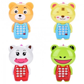 Childrens cute Animal mobile musical Simulation Cell Phone Hanging Bed Bell Baby kids toy phone playmobil toys for children