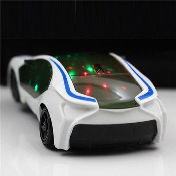 3D Supercar Style- Electric Toy With Wheel Lightsamp;Music -Kids Boys Girls Gift