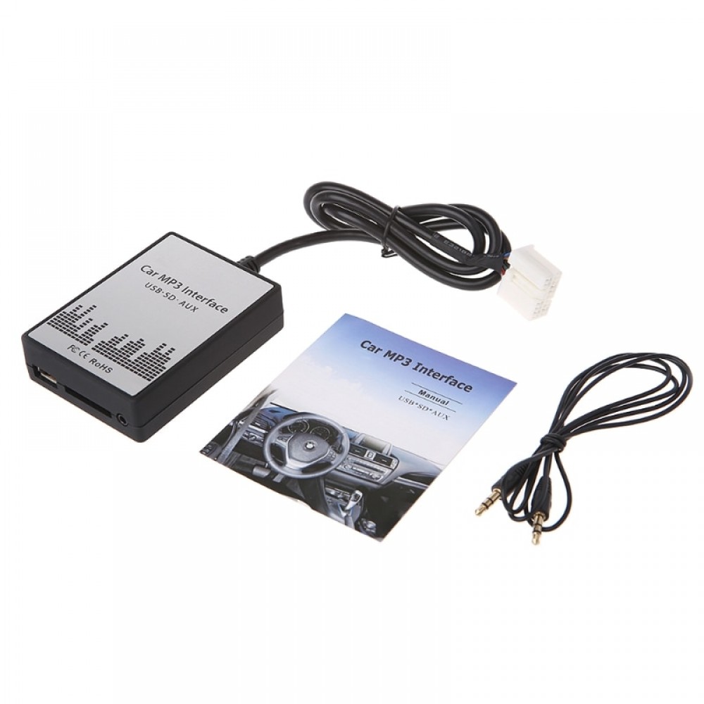 USB SD AUX Car MP3 Music Player Adapter CD Change for Suzuki for Fiat for Opel