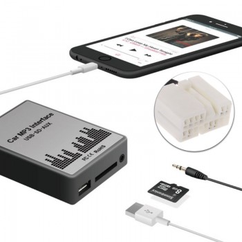USB SD AUX Car MP3 Music Player Adapter CD Change for Suzuki for Fiat for Opel