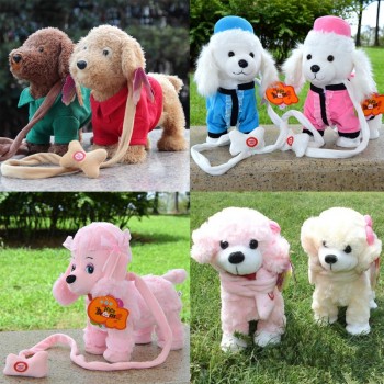 New Baby Educational Toys Cute Electronic Plush Toy Dog Robot Dog Music Walk Pets Toy For Children Christmas Gifts