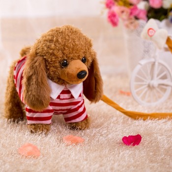 New Baby Educational Toys Cute Electronic Plush Toy Dog Robot Dog Music Walk Pets Toy For Children Christmas Gifts