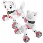 Voice Control Electronic Dog Cat Robot Smart Sounding Interactive Dance Sing Walking Puppy Action With Gesture Sensing Toys