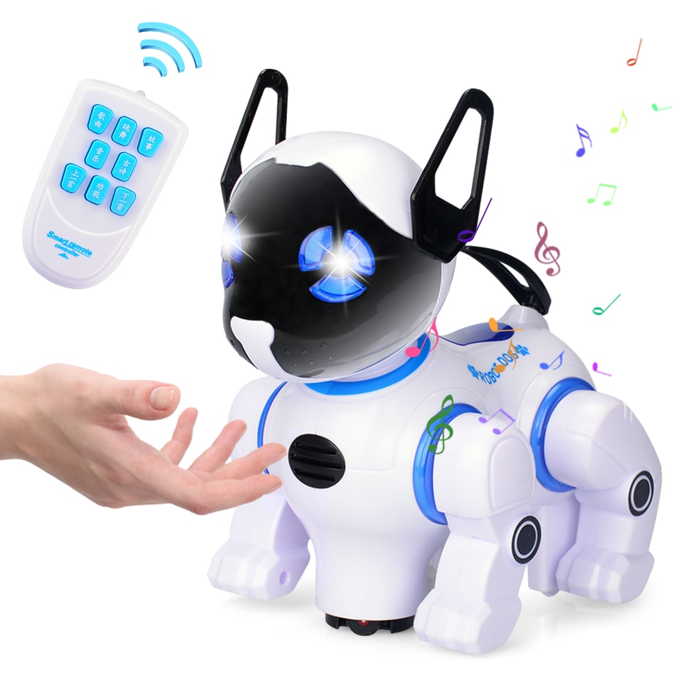 2.4G Wireless Remote Control Smart Dog Electronic Pet Educational Childrens Toy Dancing Robot Dog without box birthday gift T9