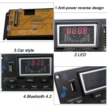 AOSHIKE Bluetooth Lossless APE Decoder EQ Adjustment FM Spectrum Display Bluetooth Audio FM Multi-function MP3 Board With APP