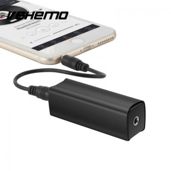 Vehemo Ground Loop Noise Isolator Noise Isolator Noise Filter 3.5mm Audio Cable ABS Protable Eliminate Noise Home