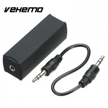 Vehemo Ground Loop Noise Isolator Noise Isolator Noise Filter 3.5mm Audio Cable ABS Protable Eliminate Noise Home
