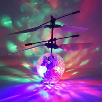 Glowing LED Magic Flying Ball design electronic stuffed toy  aircraft curious toy for kids children improving intelligence gifts