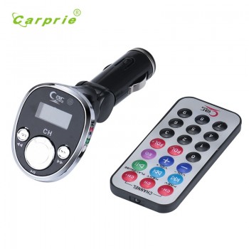Car Kit MP3 Player FM Transmitter Wireless Radio Adapter USB Charger mp3 del coche carro mp3 fashion quality augu9