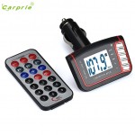 Dropship CARPRIE Hot Selling LCD Car MP3 MP4 Player Wireless FM Transmitter Modulator SD/ MMC Card w/ Remote Gift Mar 23