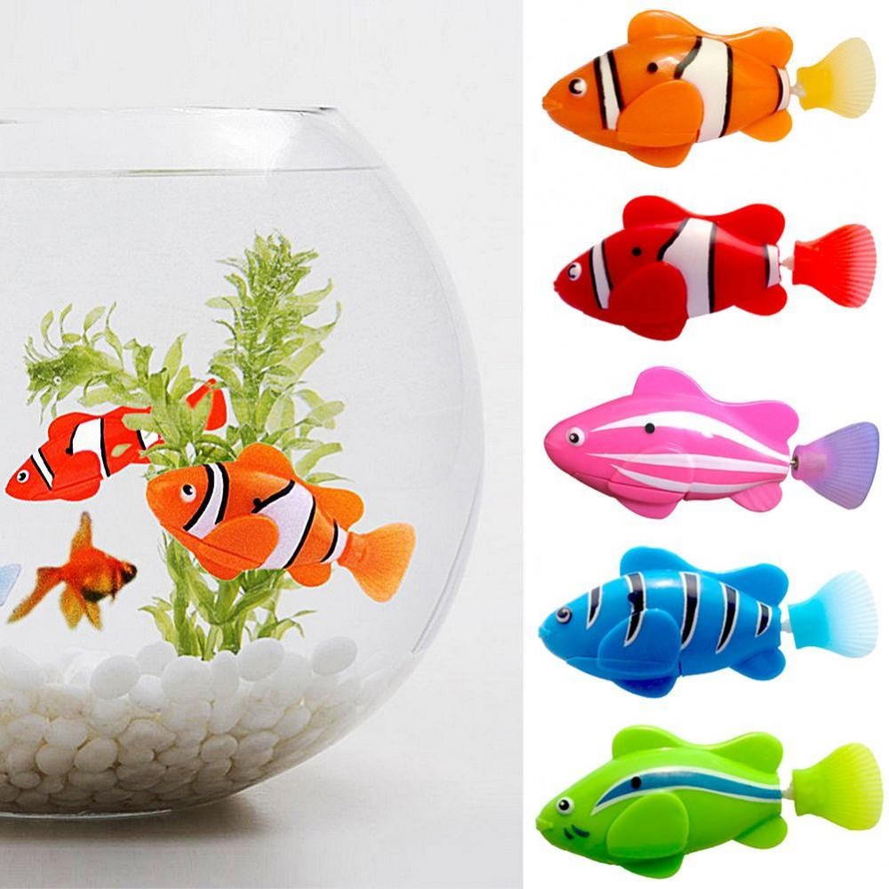 Electronic Fish Swim Toy Battery Included Robotic Pet for Kids Bath Toy Fishing Tank Decorating Act Like Real Fish Dropshipping