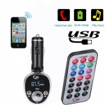 Hot Selling USB Charger Car Kit MP3 Player FM Transmitter Wireless Radio Adapter USB Charger #0726