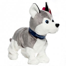 Dropshipping 30cm Sound Control Interactive Dog Electronic Walking Puppy Dog with Voice control Smart Pet can Walk and Bark