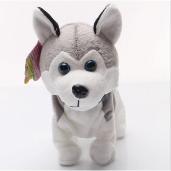 Dropshipping 30cm Sound Control Interactive Dog Electronic Walking Puppy Dog with Voice control Smart Pet can Walk and Bark