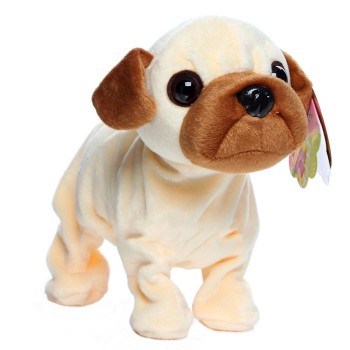Dropshipping 30cm Sound Control Interactive Dog Electronic Walking Puppy Dog with Voice control Smart Pet can Walk and Bark