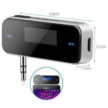 10m Car FM Transmitter Auto Durable Multi-function 3.5 AUX Car Handsfree FM Transmitter General FM Modulator Car Accessories
