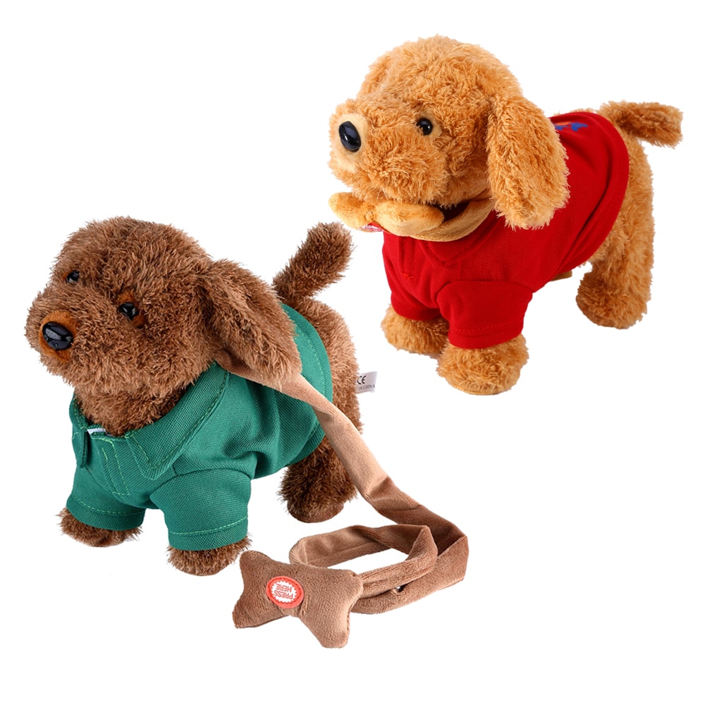 Funny Electronic Plush Toys Musical Singing Walking Electric Toy Dog Pet For Kids Child Baby Gift Interactive Electronic Pets