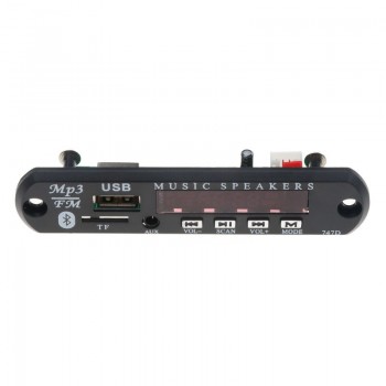 Wireless Bluetooth MP3 Player Decoder Board Audio Receiver USB 3.5mm jack AUX TF FM audio Music adapter Bluetooth car kit 5V 12V