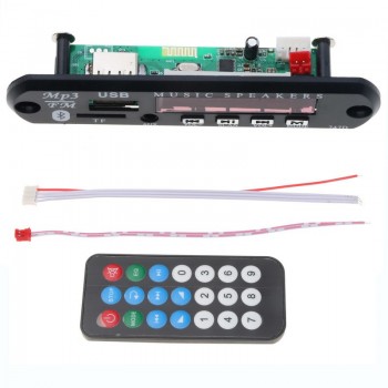 Wireless Bluetooth MP3 Player Decoder Board Audio Receiver USB 3.5mm jack AUX TF FM audio Music adapter Bluetooth car kit 5V 12V