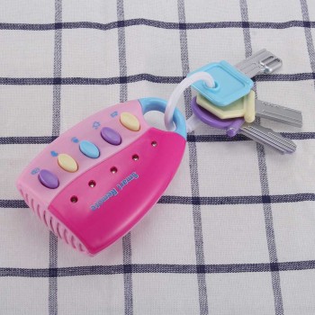 Cartoon Baby Kids Musical Smart Remote Car Key Toy Car Voices Pretend Play Toys YJS Dropship