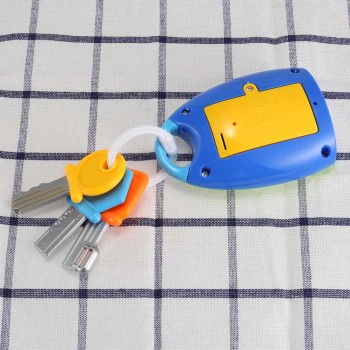 Cartoon Baby Kids Musical Smart Remote Car Key Toy Car Voices Pretend Play Toys YJS Dropship
