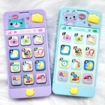 Toy Phone for Kids Spanish Singing Music Telephone Child 0-12 Play Mobile Baby Crying Smartphone Boy Girl Infant Early Education