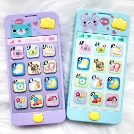 Toy Phone for Kids Spanish Singing Music Telephone Child 0-12 Play Mobile Baby Crying Smartphone Boy Girl Infant Early Education