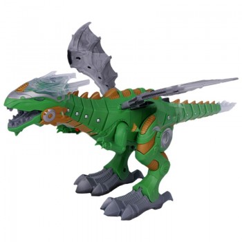 Electric Toy Large Size Walking Spray Dinosaur Robot With Light Sound Mechanical Dinosaurs Model Toys For Kids Children