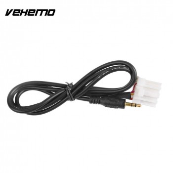 Vehemo Car 3.5mm Cable Cord AUX Audio CD Interface For Mazda 3 Data Lead Connector