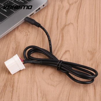 Vehemo Car 3.5mm Cable Cord AUX Audio CD Interface For Mazda 3 Data Lead Connector