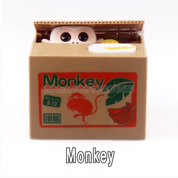 Genuine creativity lovely piggy bank money saving electronic cat piggy banks for stealing the cat toys birthday gift for kids
