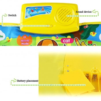 New Play Keyboard Musical Music Singing Gym Carpet Mat Best Kids Baby Gift  Kid Children Child Creativity Imagination Education