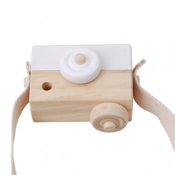 Mini Cute Wood Camera Toys Safe Natural Toy For Baby Children Fashion Clothing Accessory Toys Birthday Christmas Holiday Gifts