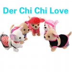 Christmas Der Chi Chi LOVE Electronic Dog Pet Singing Walking Musical Plush Pet Robot Dog Toys Interactive Toys For Kids Baby