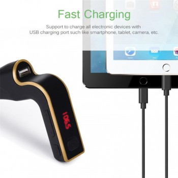 New Car MP3 Players Bluetooth 1PC High Quality Universal Car Bluetooth FM Transmitter MP3 Radio Player USB Charger amp; AUX Set 30