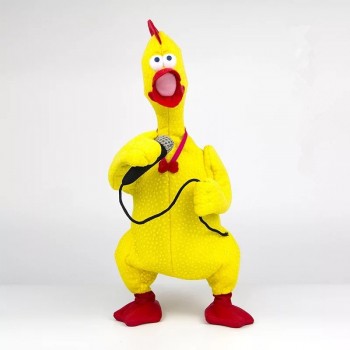 Cute Chicken Doll Baby Toys For Children Soft Electric Funny Plush Version Of Singing Crying Screaming Chicken Toy Doll For kids