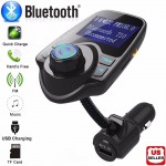 Kingslims Wireless In-Car Bluetooth FM Transmitter MP3 Radio Adapter Car Kit USB Charger Car MP3 Player High Quality