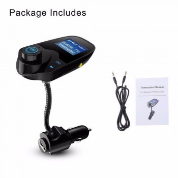 Kingslims Wireless In-Car Bluetooth FM Transmitter MP3 Radio Adapter Car Kit USB Charger Car MP3 Player High Quality