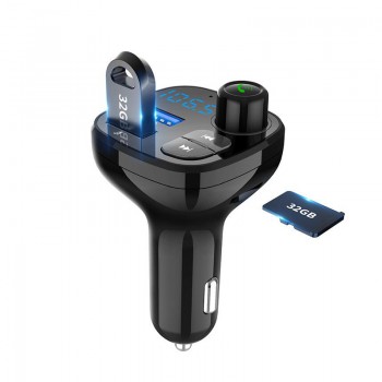iMars BT12Q QC3.0 Bluetooth Music Hands-Free Calling Car Charger