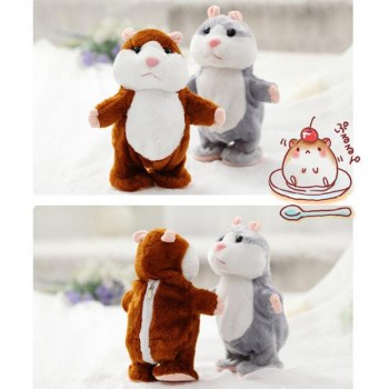 Electronic Talking Hamster Plush Toys Best Early Educational Toy Christmas Gift Speaking Sound Stuffed Electric Pets