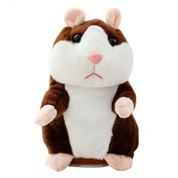 Electronic Talking Hamster Plush Toys Best Early Educational Toy Christmas Gift Speaking Sound Stuffed Electric Pets
