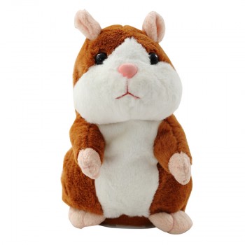 Electronic Talking Hamster Plush Toys Best Early Educational Toy Christmas Gift Speaking Sound Stuffed Electric Pets